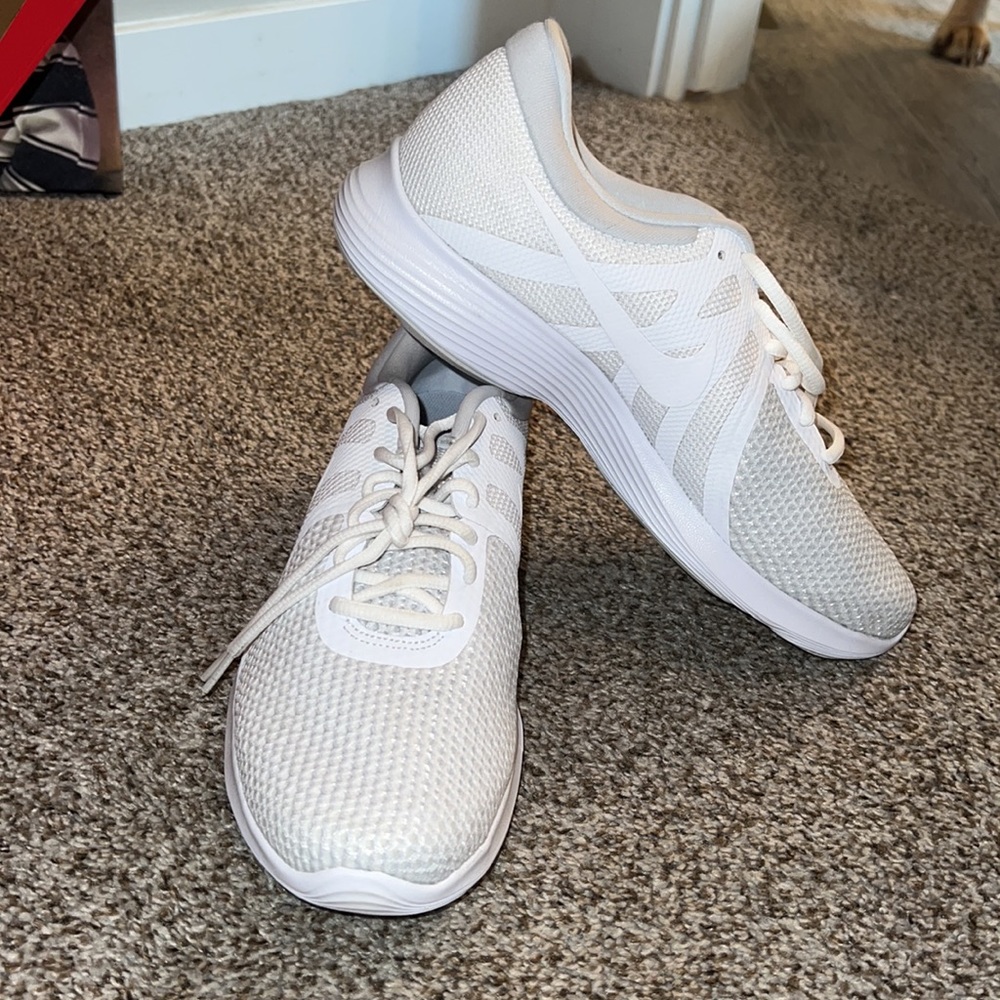 Brand new all white Nikes - Picture 3 of 6